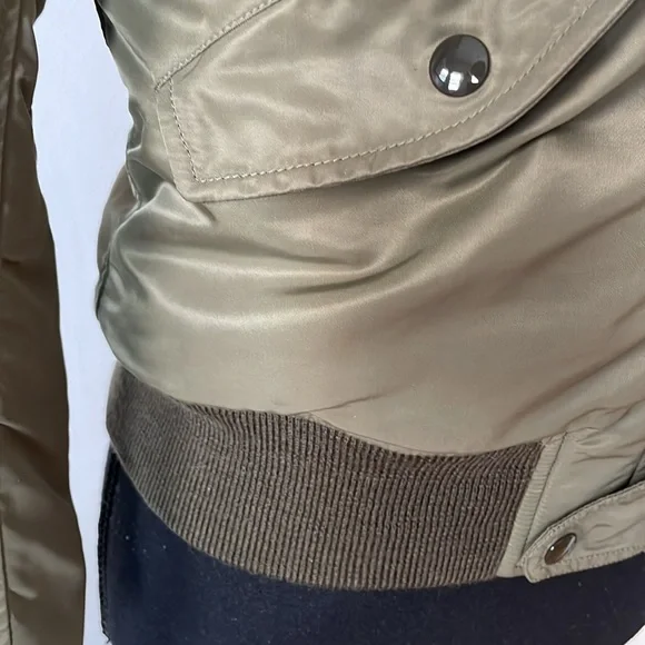 💚 Saint Laurent Green Padded Bomber Jacket - Picture 6 of 12